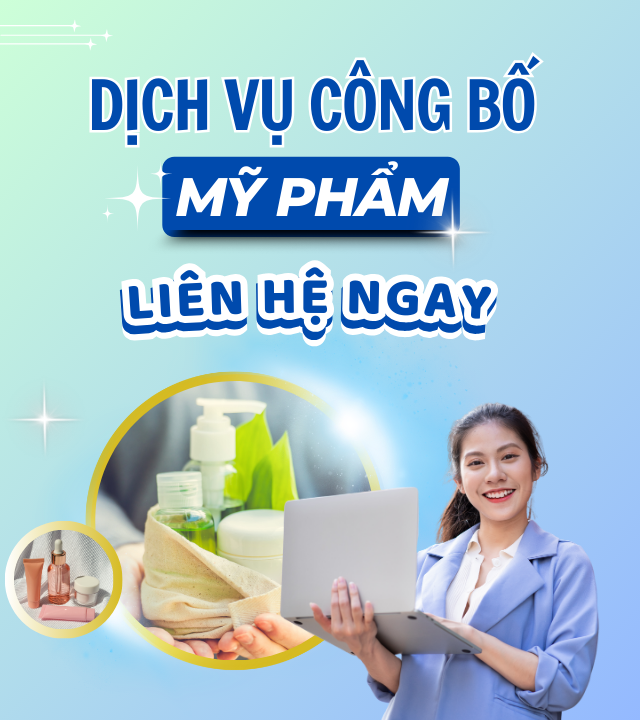 dịch vụ công bố mỹ phẩm