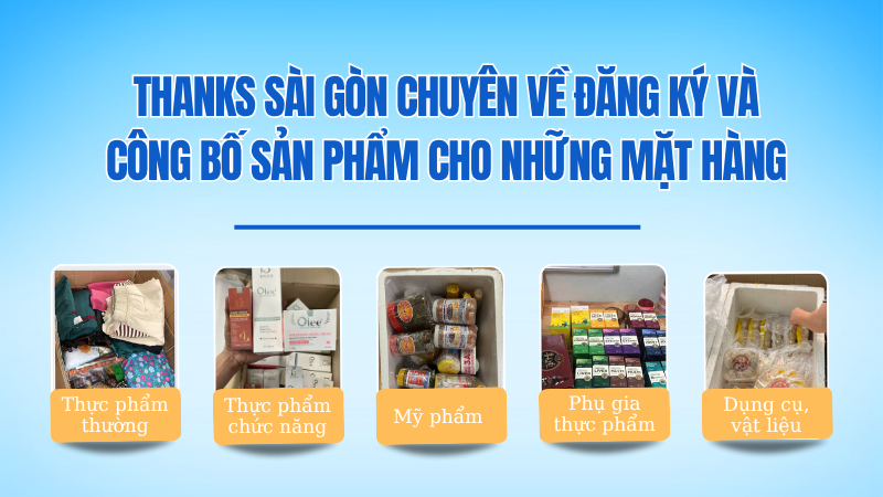 những loại hàng hóa thường được công bố